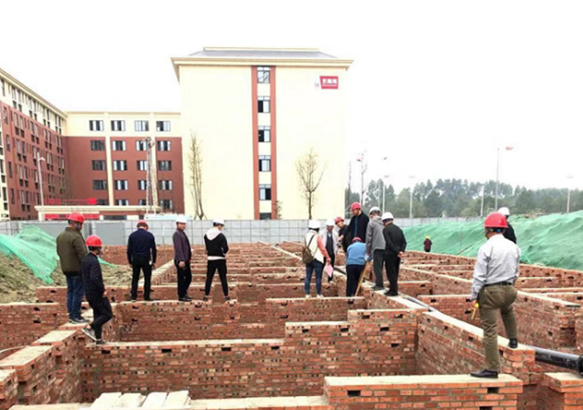 新校区暨府河源影视传媒科教园三期12号楼、13号楼顺利完成基础分部验收 