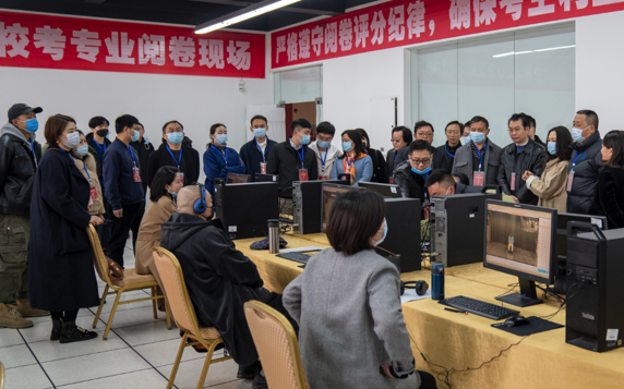 四川省教育考试院领导到我校调研指导“考评分离”工作